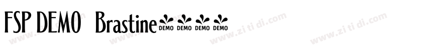 FSP DEMO   Brastine字体转换